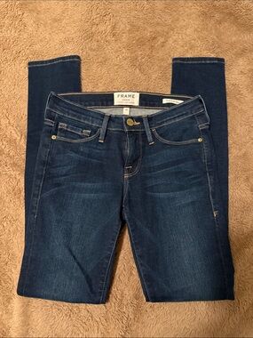 Frame Denim Indigo Skinny Jeans
